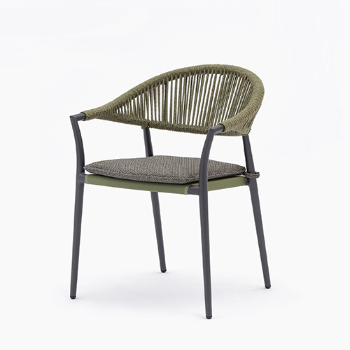 Modern Aluminum Woven Garden Chair KM3210