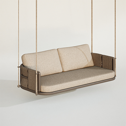 Modern Aluminum Woven Outdoor Swing Chair KMD18033