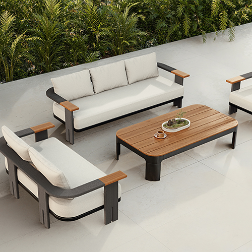 Modern Aluminum Garden Sofa KMD18006