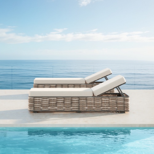 Aluminum Rattan Woven Outdoor Sofa KMD18004
