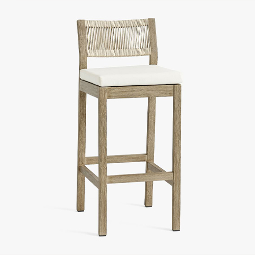 Modern Teak Woven Outdoor Bar Set KM7507