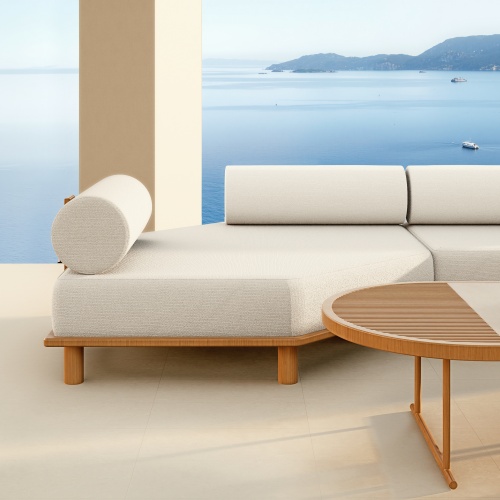 High-End Modular Teak Outdoor Sofa Set KMD18003