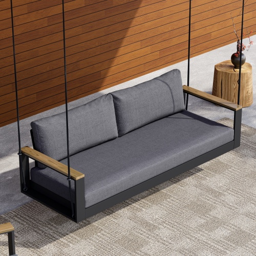 Modern Aluminum 2-Seater Swing Chair KM6705