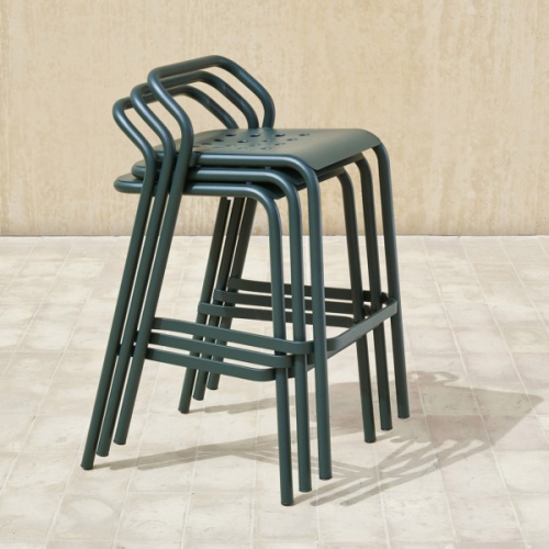 Modern Durable Aluminum Bar Stool KM7317