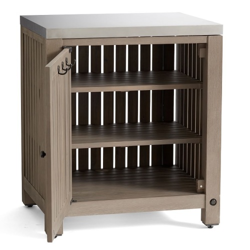 Premium Solid Teak Outdoor Kitchen Cabinets KMO1509