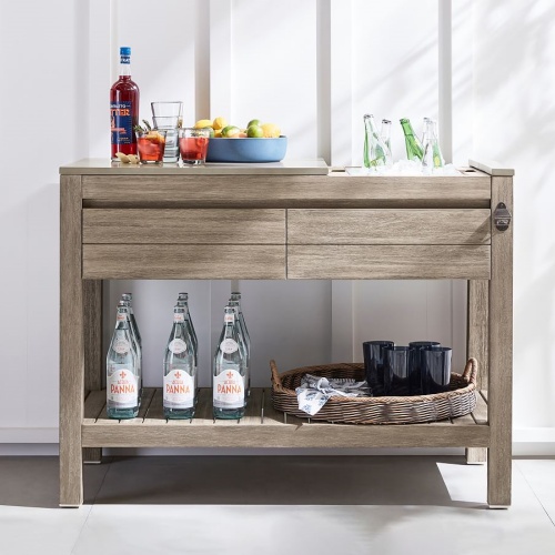 Premium Solid Teak Outdoor Kitchen Cabinets KMO1511