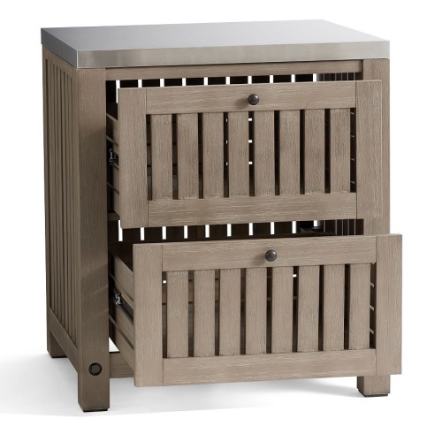 Premium Solid Teak Outdoor Kitchen Cabinets KMO1510