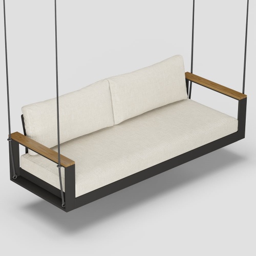 Modern Aluminum 2-Seater Swing Chair KM6705