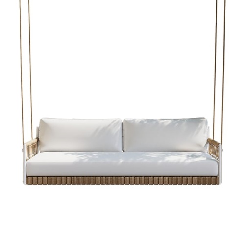 Aluminum Rope Woven 2-Seater Swing Chair KM6703