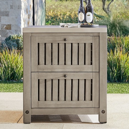 Premium Solid Teak Outdoor Kitchen Cabinets KMO1510