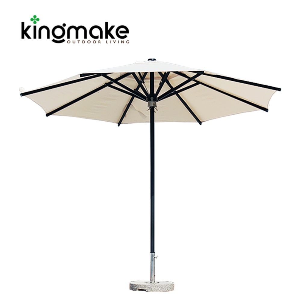 Simple Aluminum Round Outdoor Umbrella KMS8602-2A