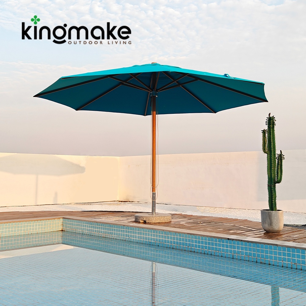 Simple Aluminum Round Outdoor Umbrella KMS8603-4A