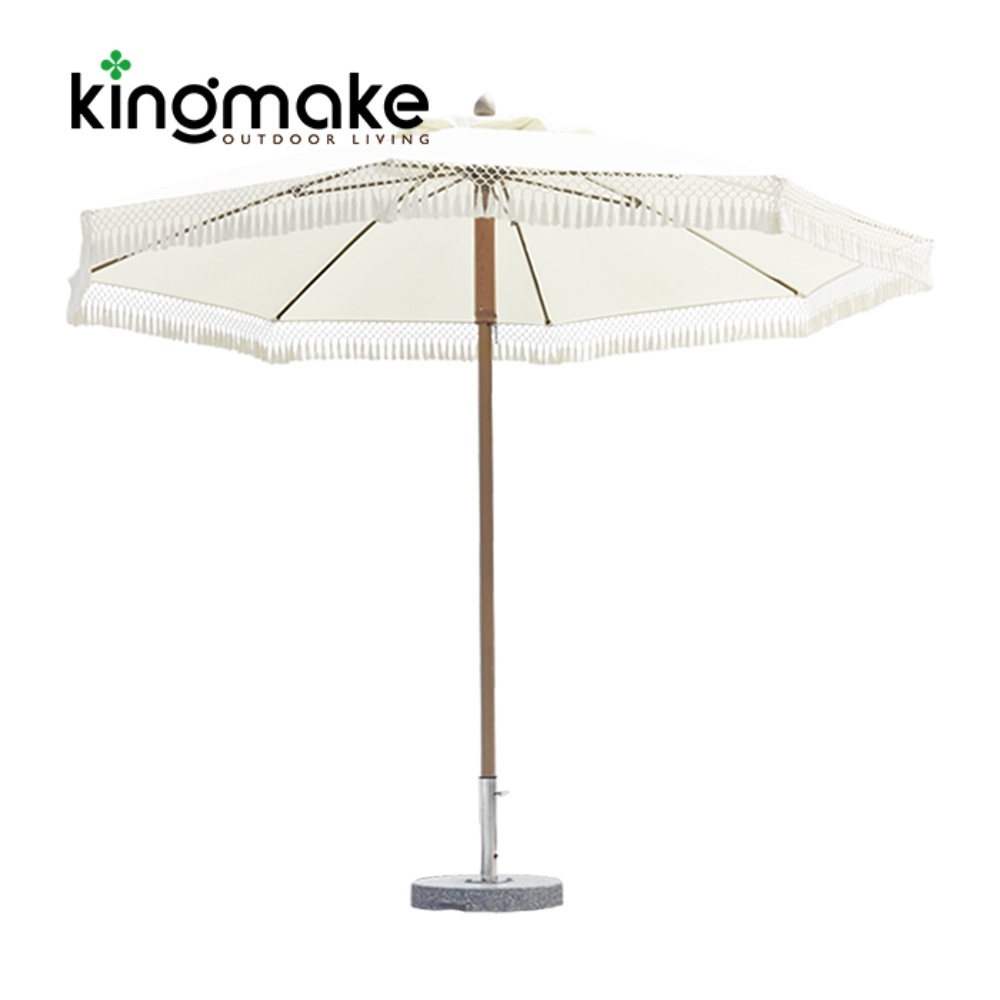 Aluminum Fringe Beach Umbrella KMS8623-5A