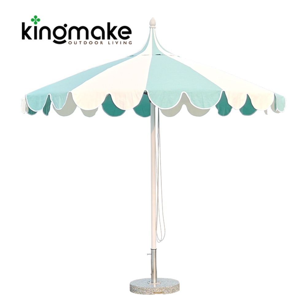 Aluminum Pagoda Beach Umbrella KMS8624-1A 