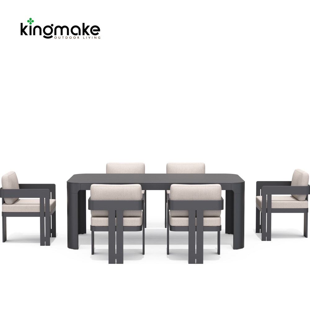 Modern Aluminum Neo Collection Outdoor Dining Set KMD18026