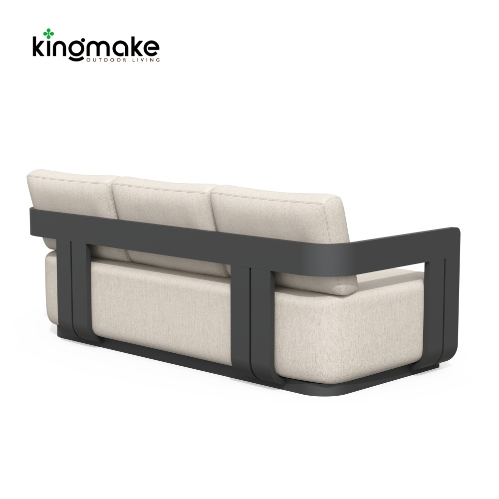 Modern Aluminum Neo Collection Three Seater Outdoor Sofa KM18026