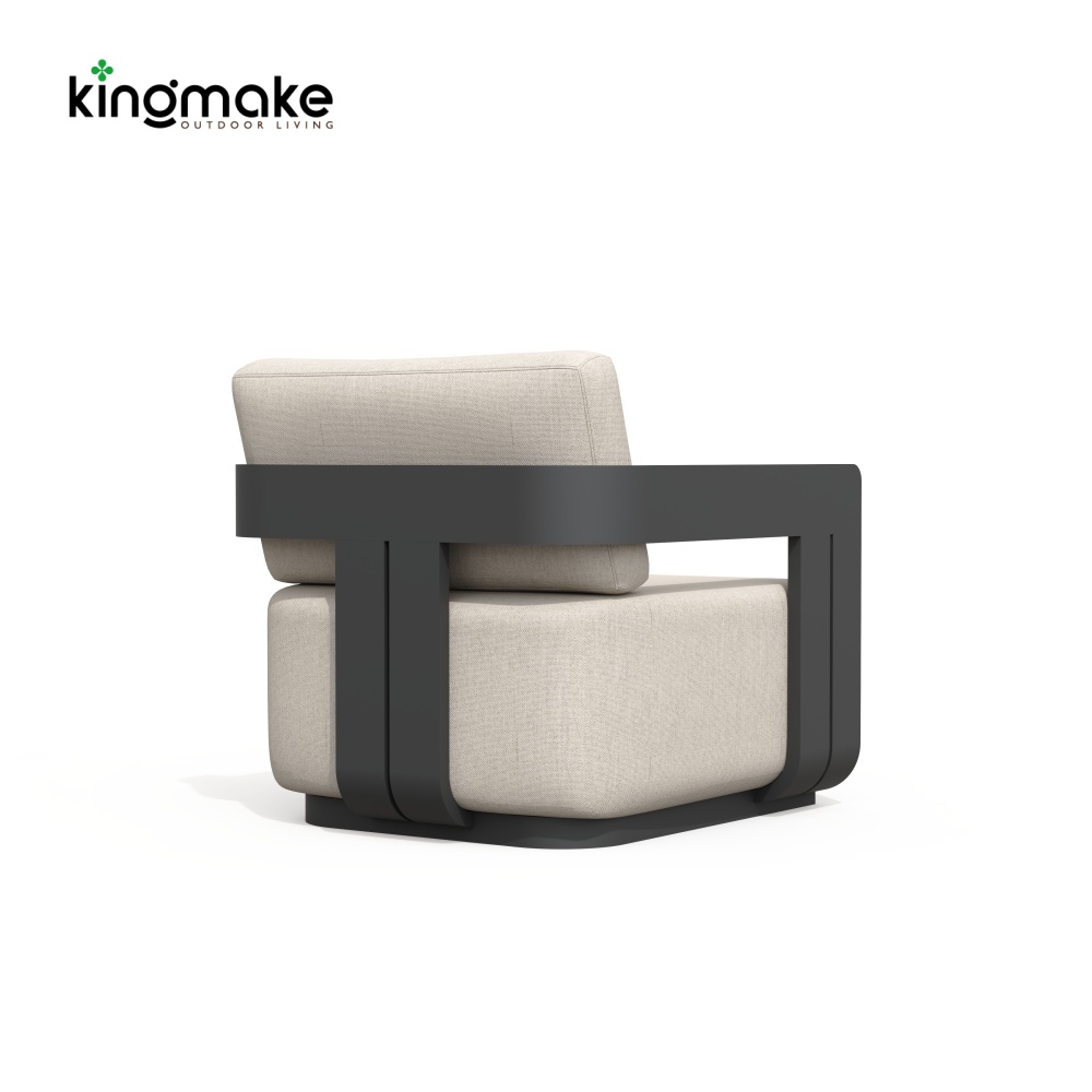 Modern Aluminum Neo Collection Outdoor Single Sofa KM18026