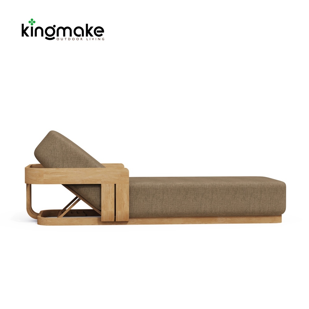 Modern Teak Neo Collection Sun Lounger KM18026-T