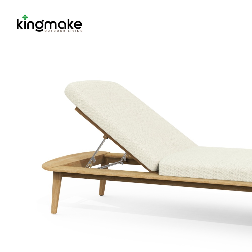 Modern Natural Teak Kael Collection Sun Loungers KMD18027