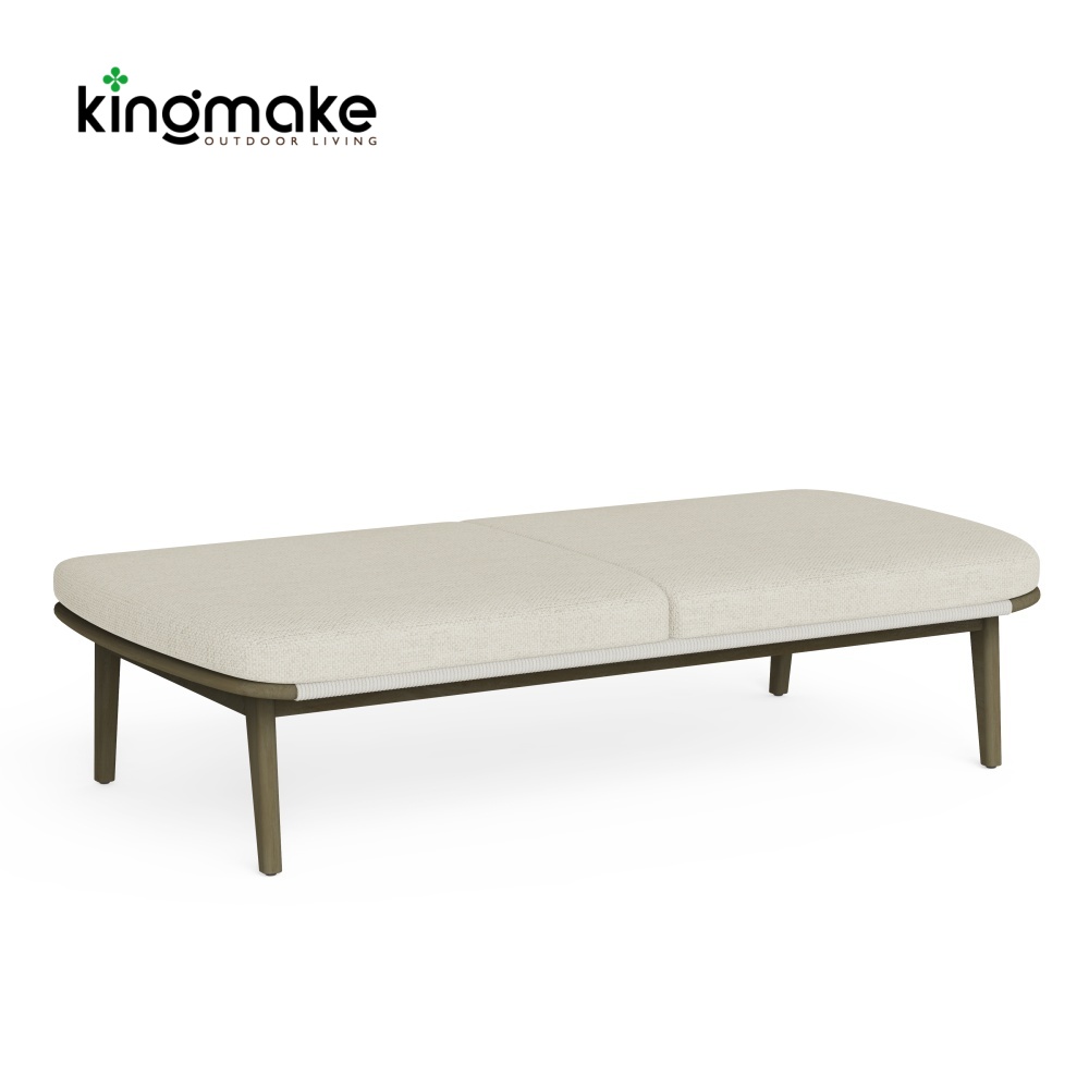 Modern Aged Teak Kael Collection Outdoor Sofa KMD18027
