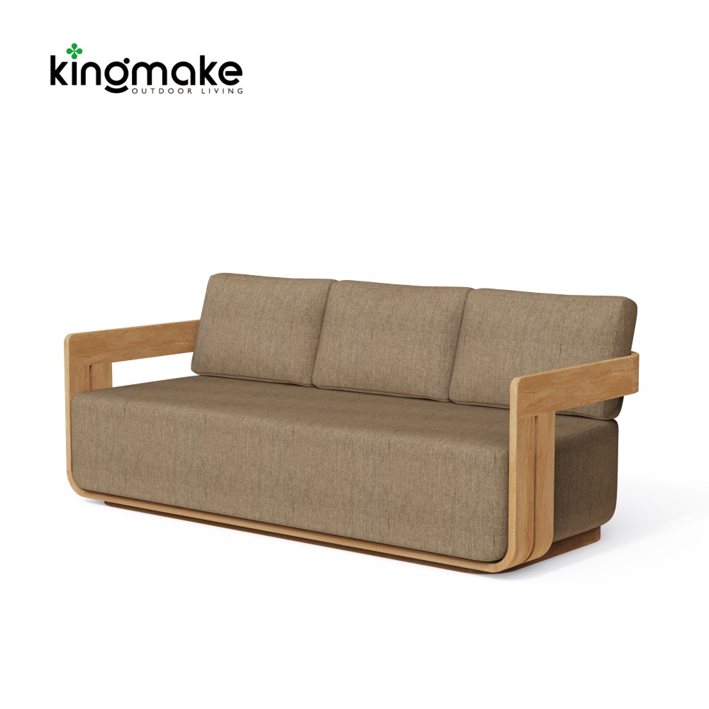 Modern Teak Neo Collection Outdoor Three-Seating Sofa KM18026-T