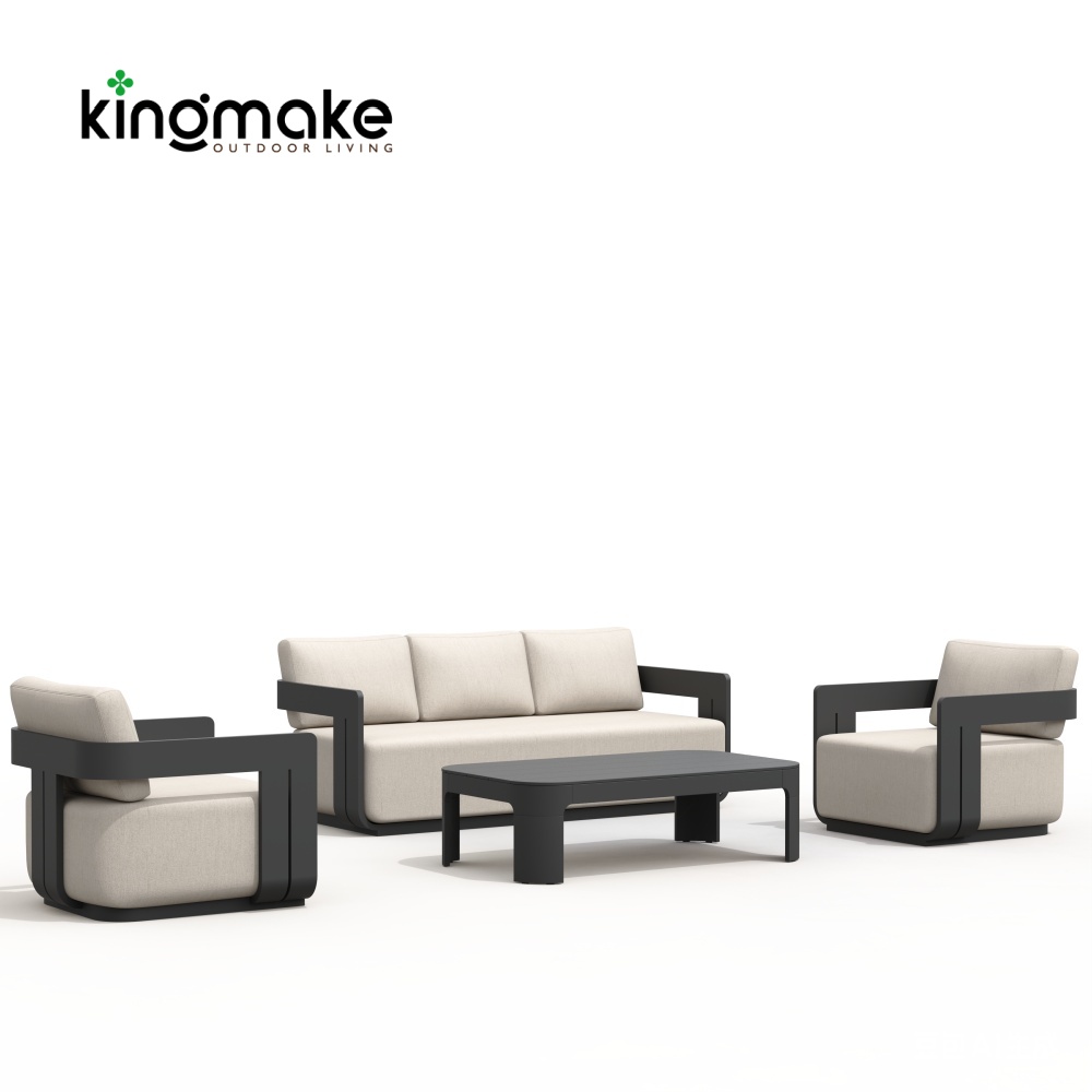 Modern Aluminum Neo Collection Outdoor Sofa KM18026
