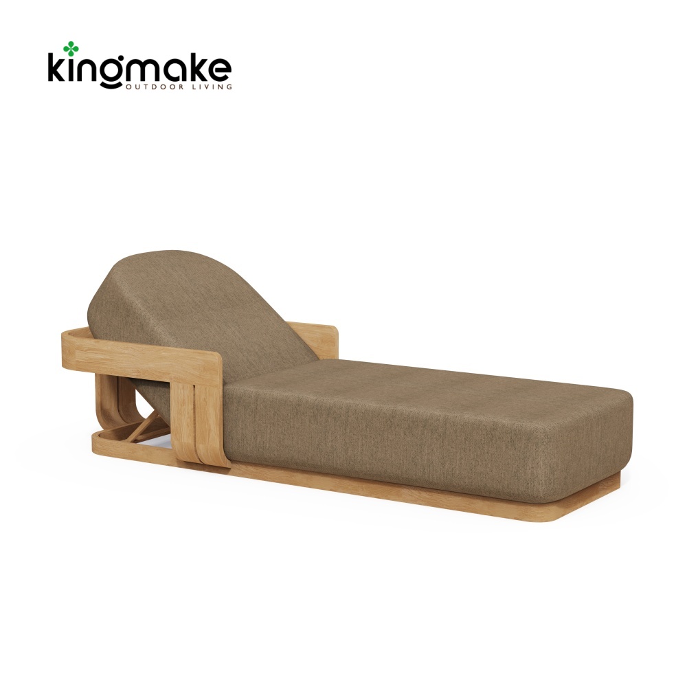 Modern Teak Neo Collection Sun Lounger KM18026-T