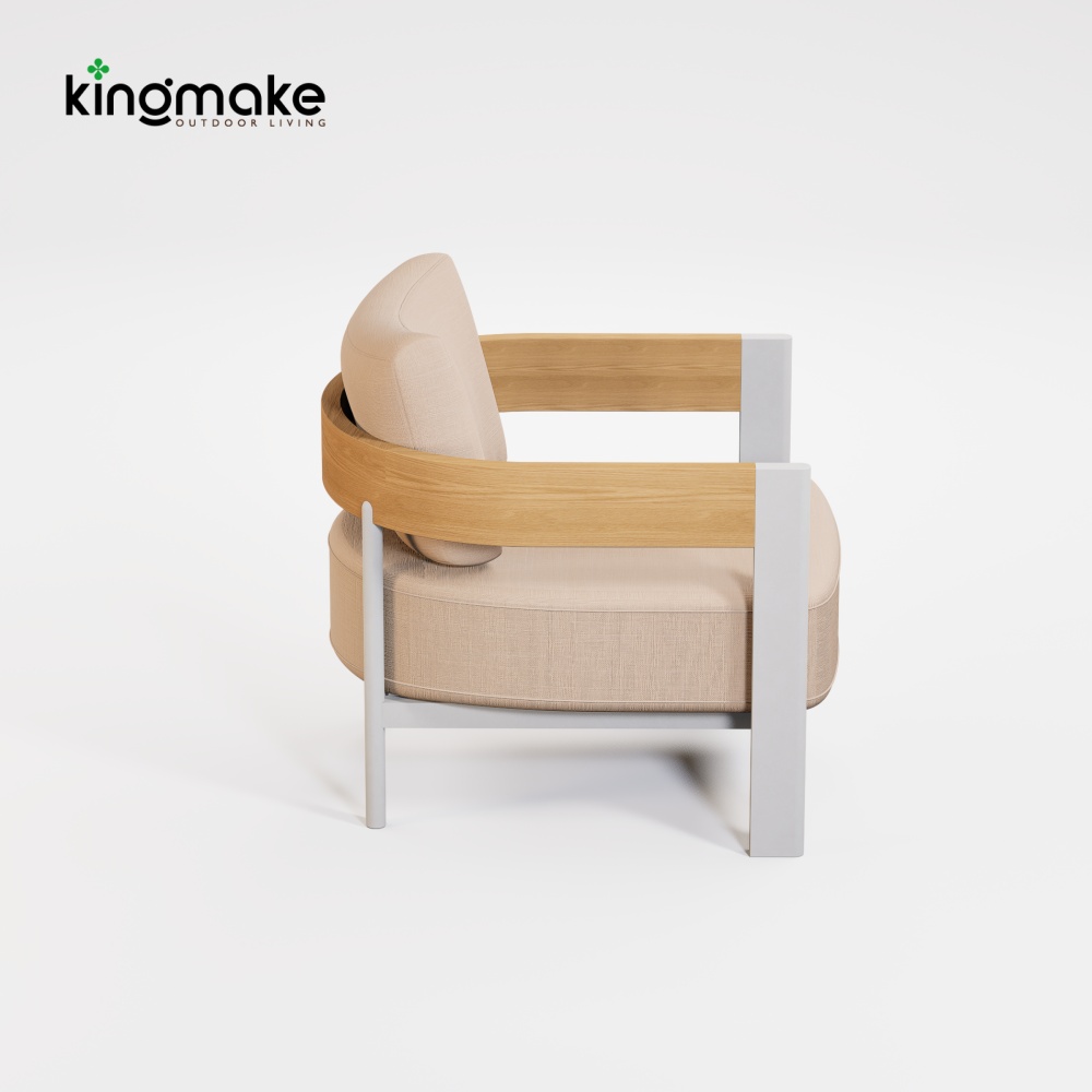 Contemporary Paradise Collection Outdoor Single Sofa KM18033