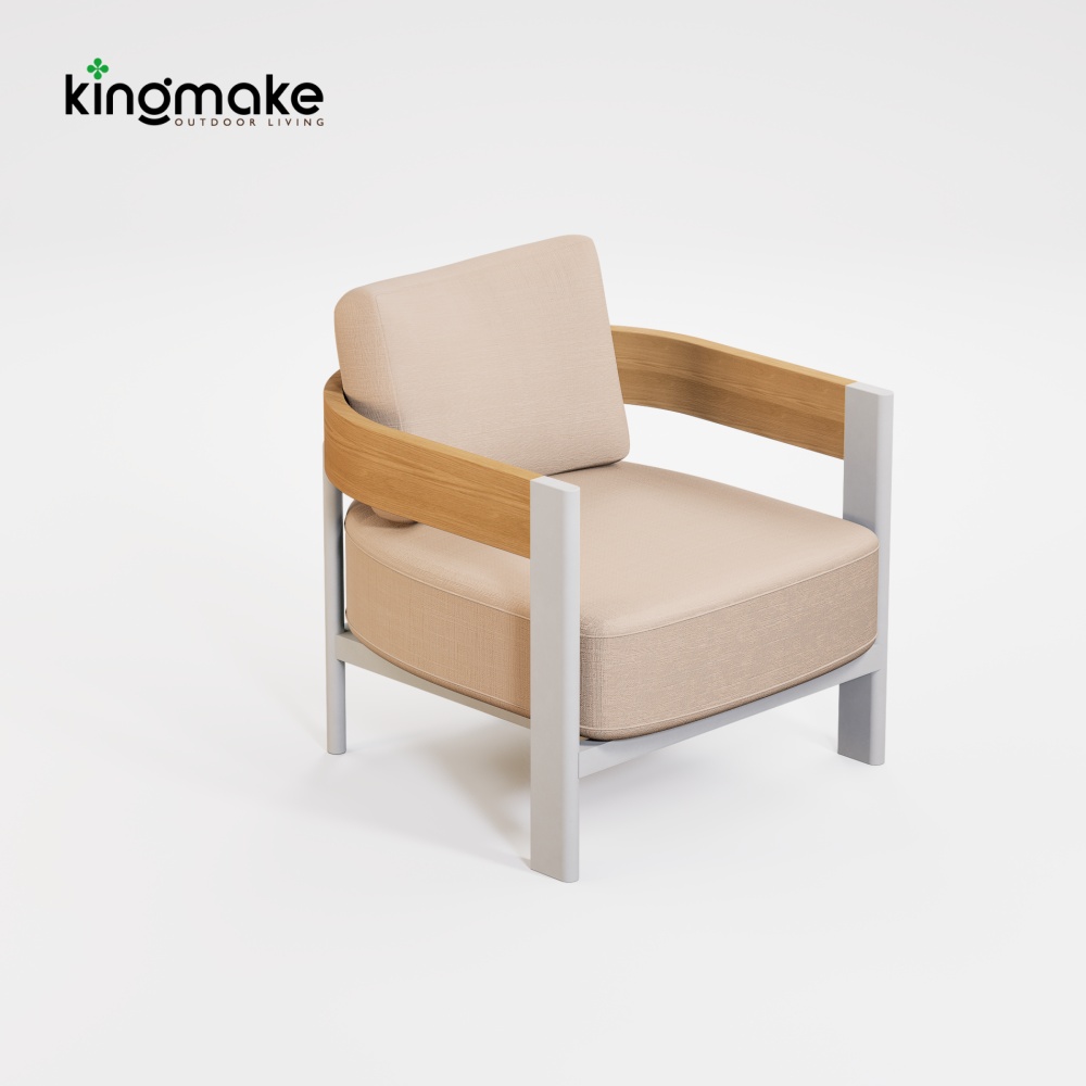 Contemporary Paradise Collection Outdoor Single Sofa KM18033