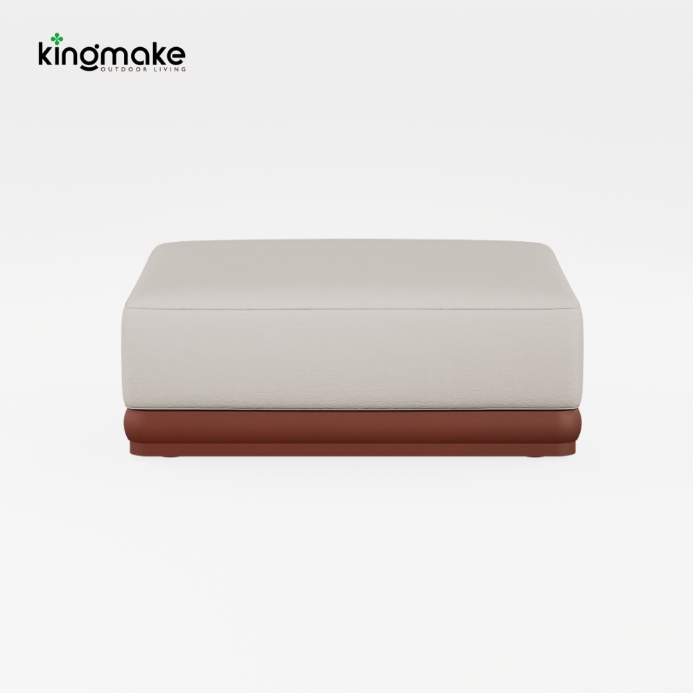 Modern Aluminum Vita Collection L-Shape Sofa KM18031