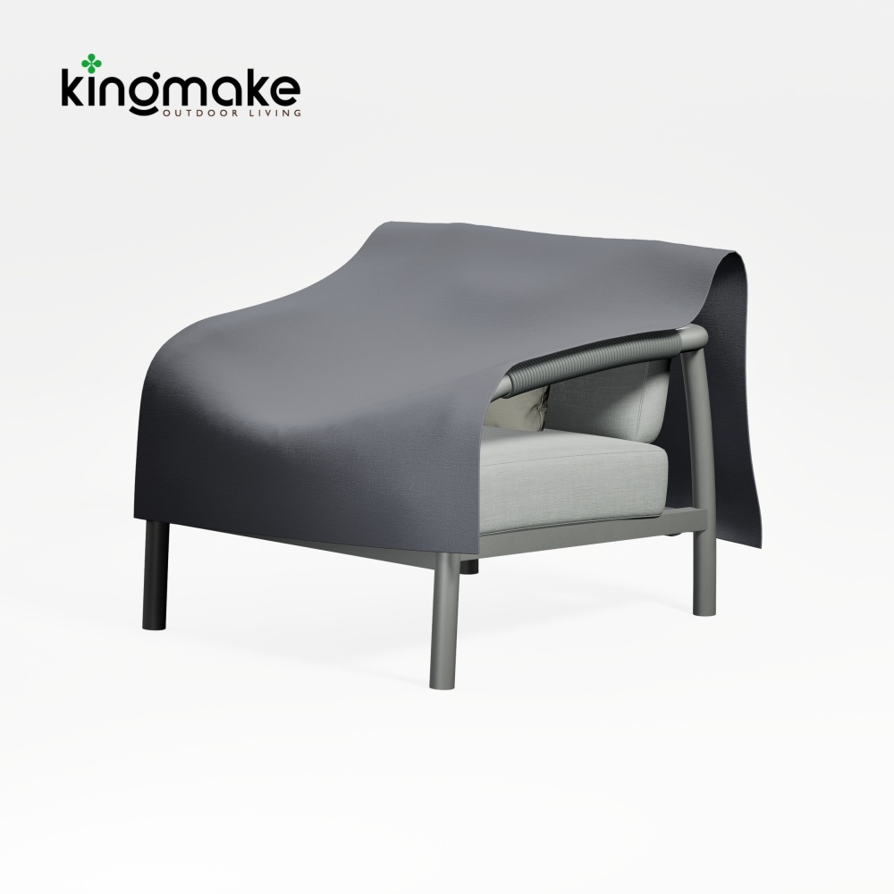 Waterproof Aluminum Rolla Collection Single Sofa KM18035