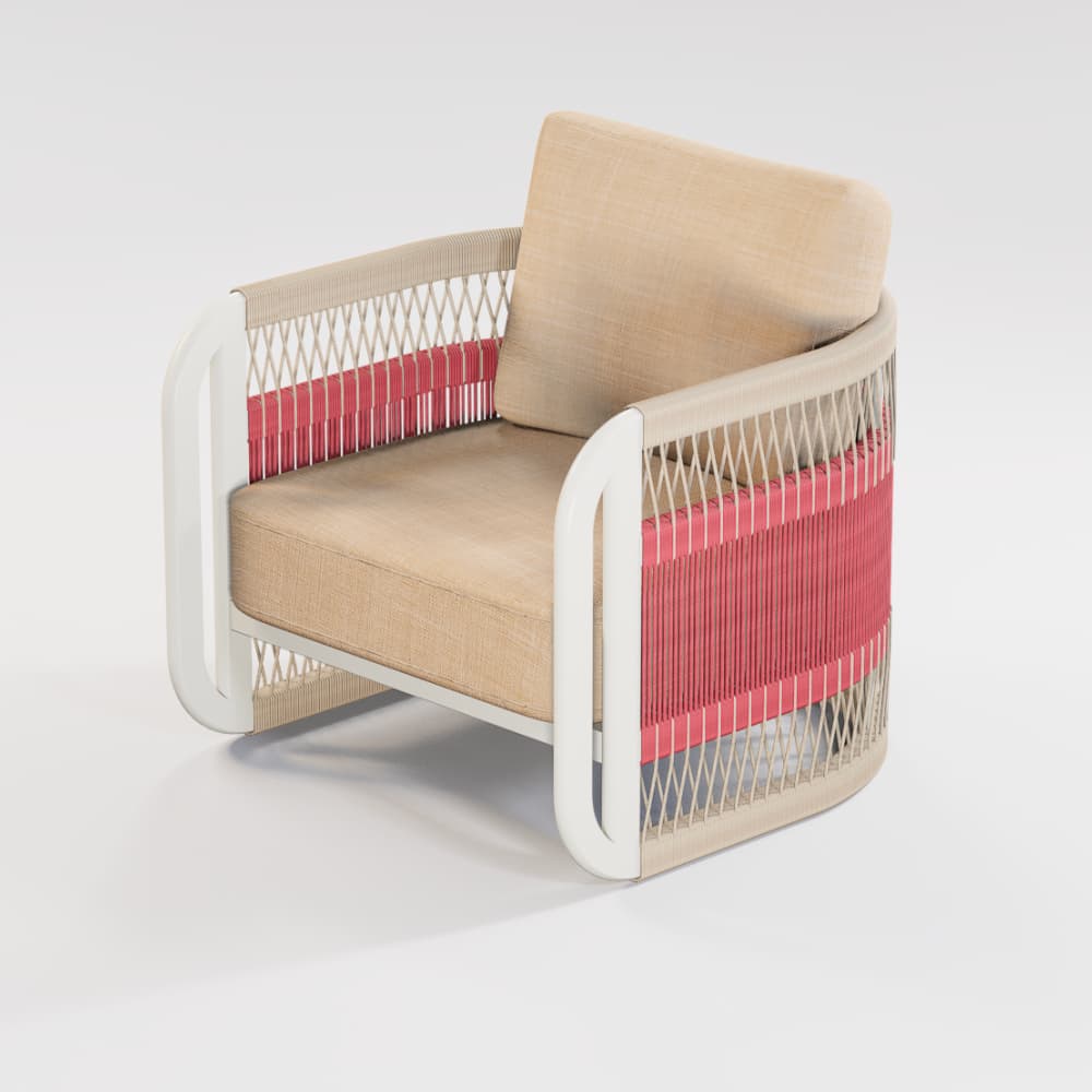 All-Weather Wicker Outdoor Swivel Armchair KMD18029