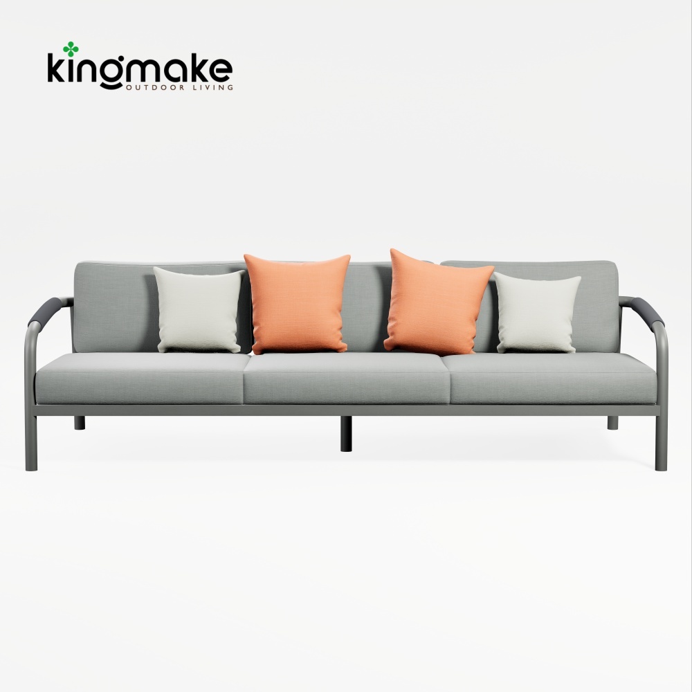 Waterproof Aluminum Rolla Collection Outdoor Sofa KM18035