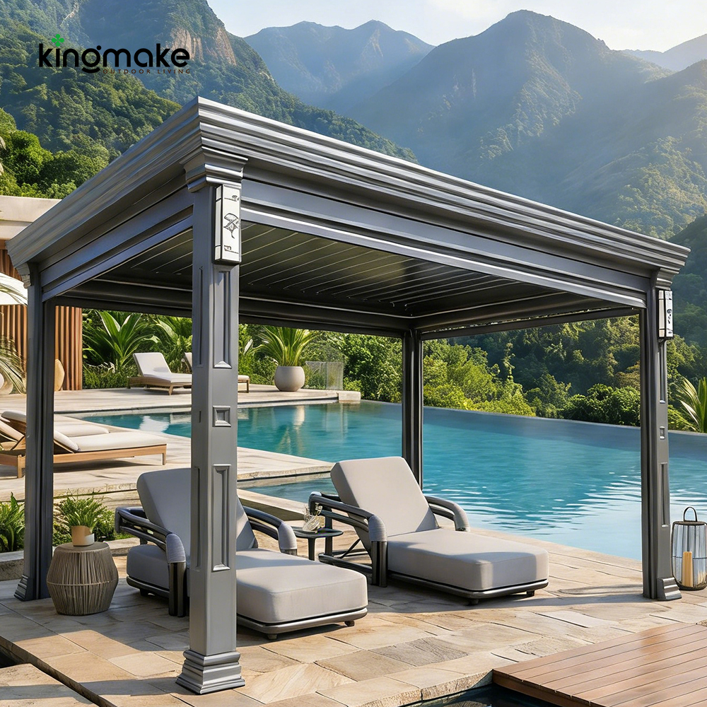 High-End Aluminum Pergola KM18039-3