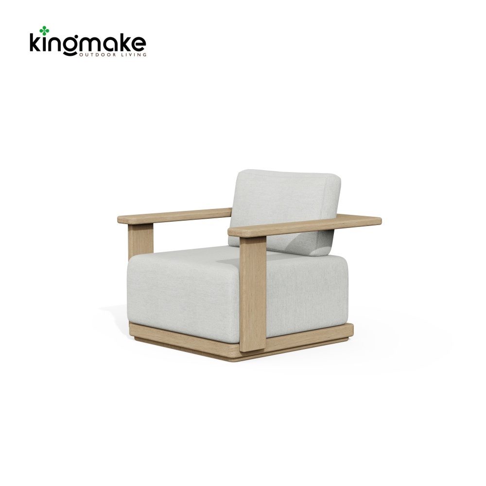 Modern Teak Outdoor Sofa KM18038