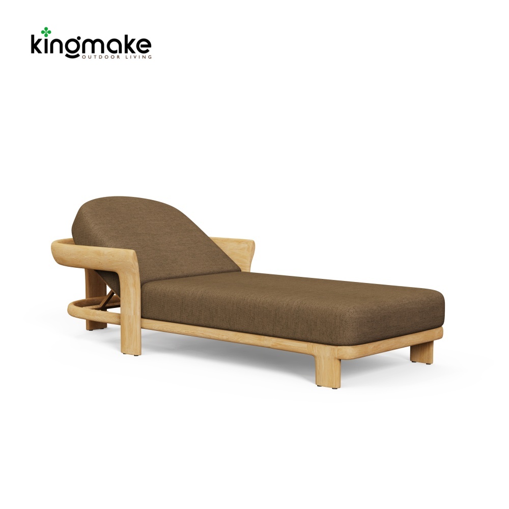 Natural Teak Tider Collection Sun Lounger KM18036