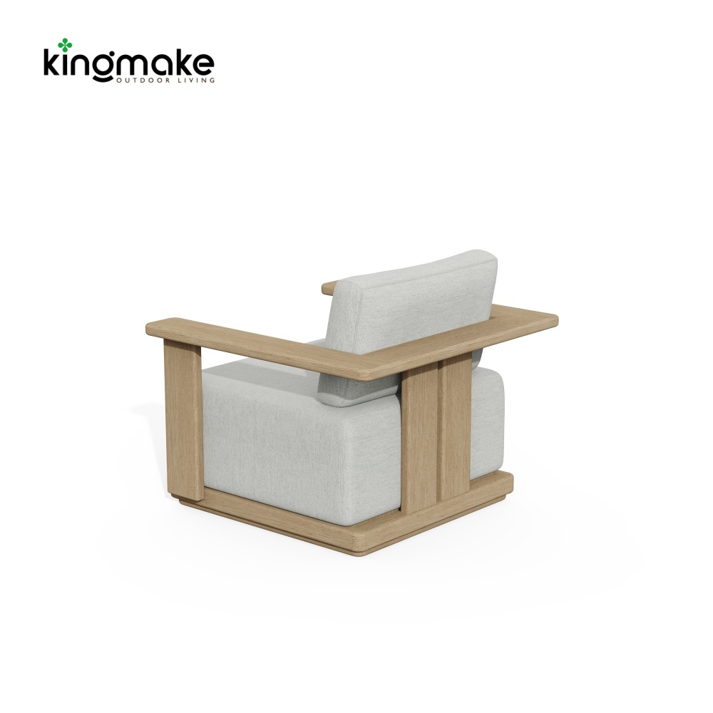 Modern Teak Outdoor Sofa KM18038