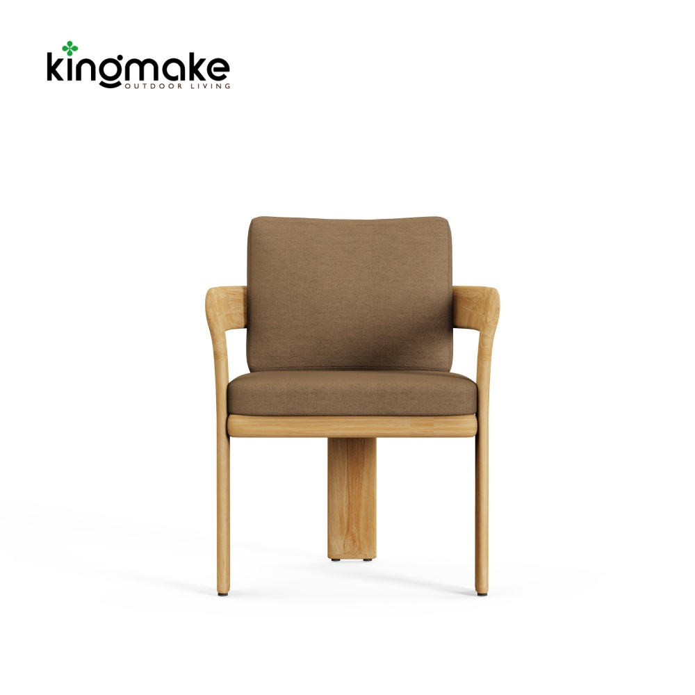 Natural Teak Tider Collection Outdoor Chair KMD18036