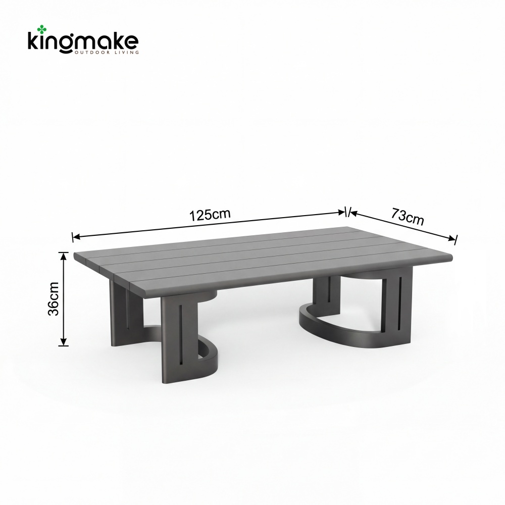 High-End Aluminum Outdoor Sofa KM18040