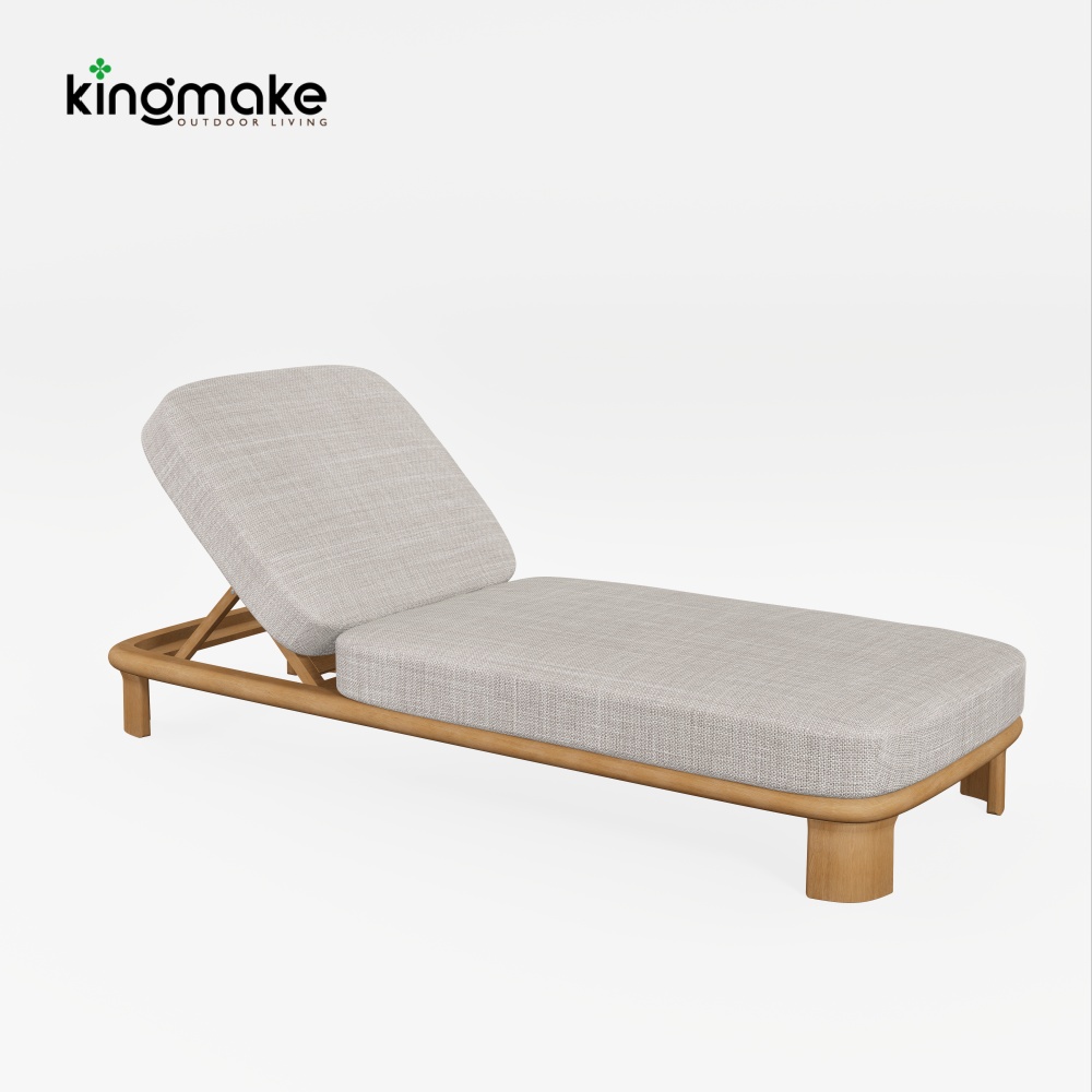 Luxury Teak Sun Lounger KM18042