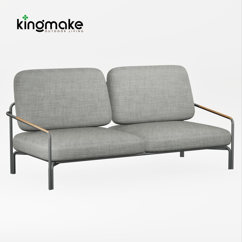 minimalist modern two-seater sofa km18047