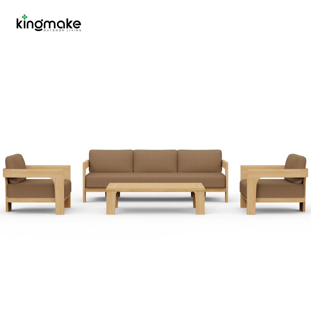 luxury teak malta collection sofa 