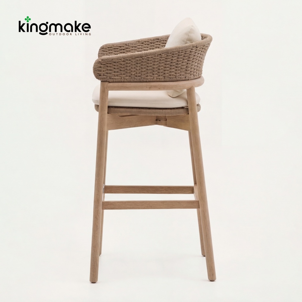 commercial teak bar set km18046