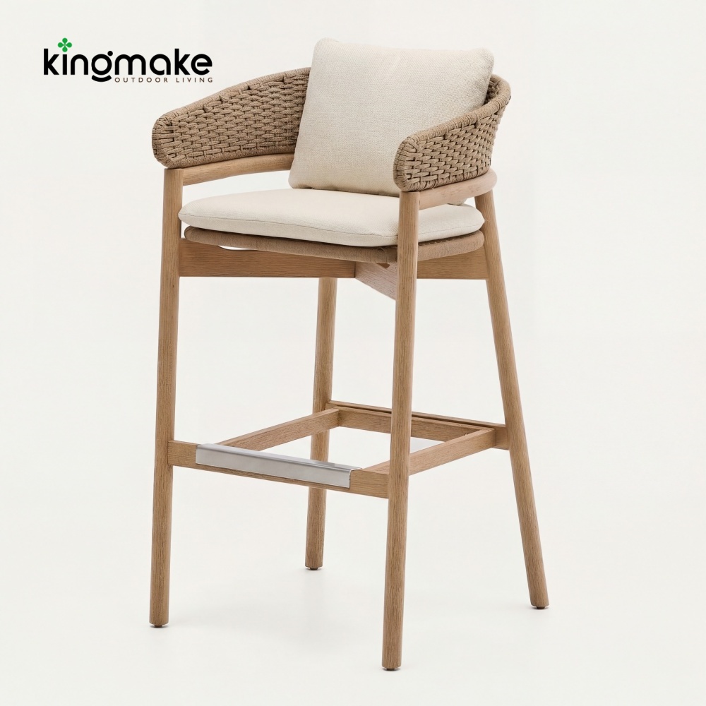 commercial teak bar set km18046