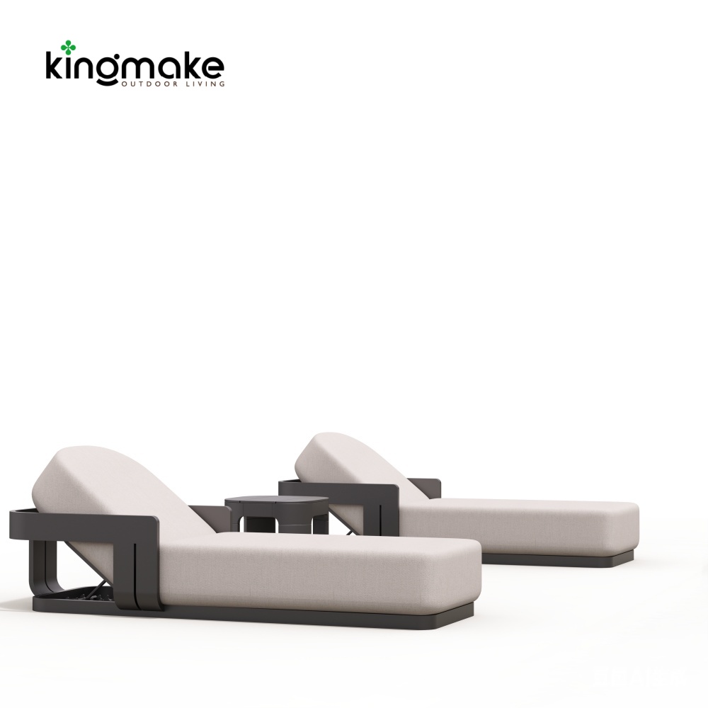 modern aluminum neo collection sun lounger km18026