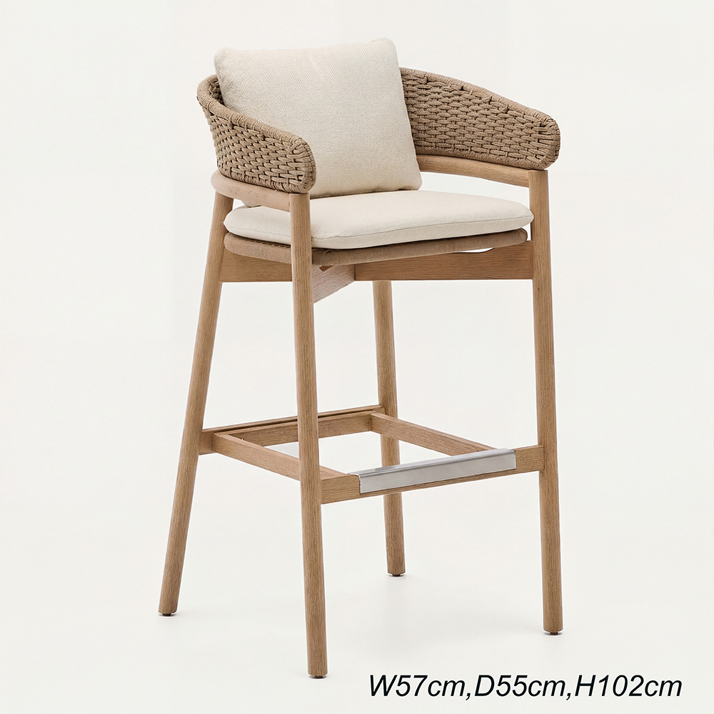 commercial teak bar set km18046