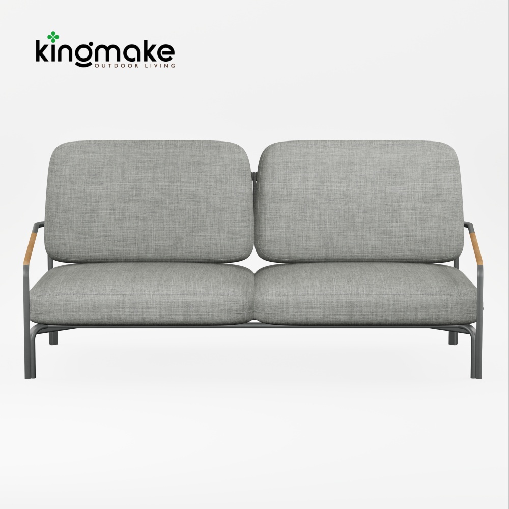 minimalist modern two-seater sofa km18047