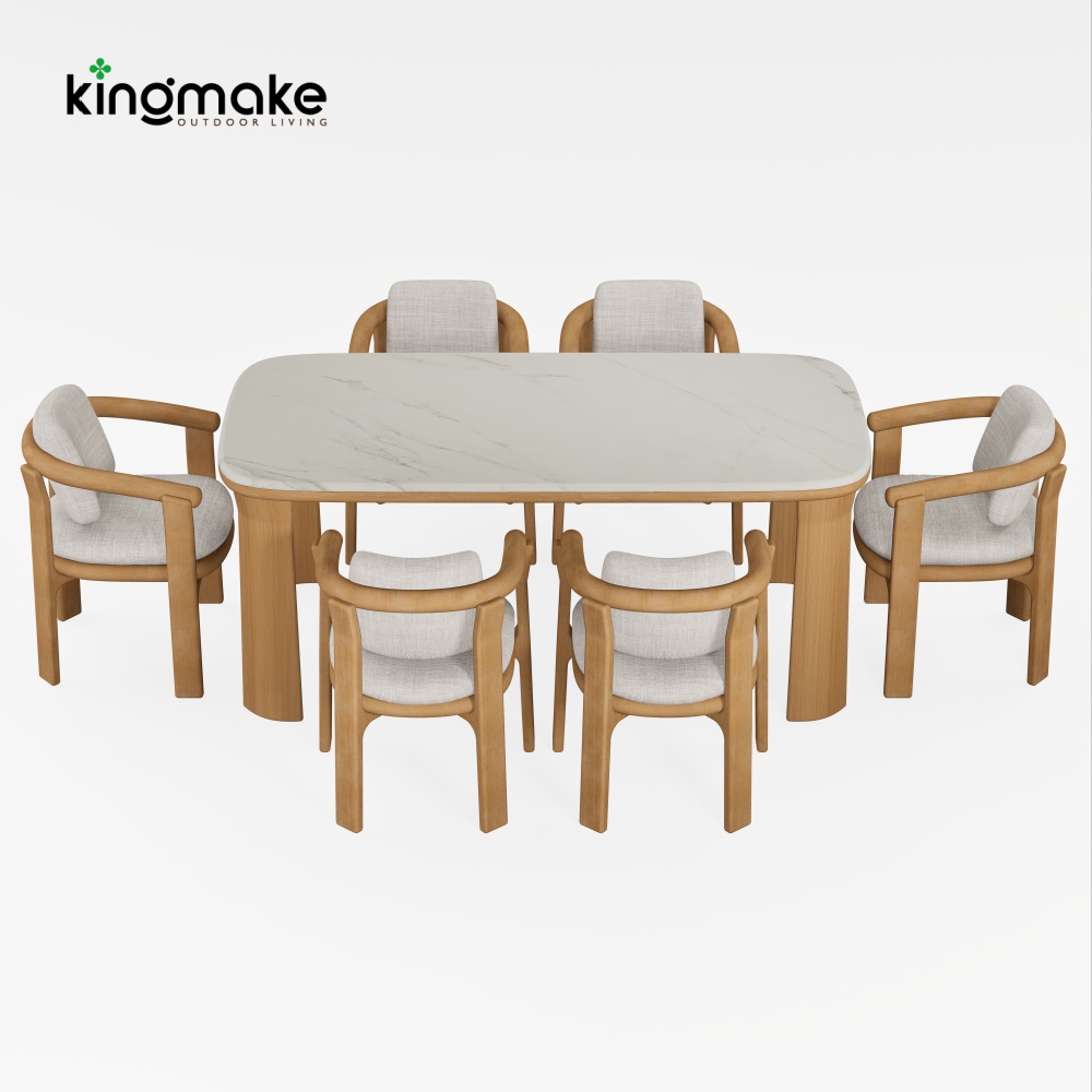 luxury acroa collection teak dining set 