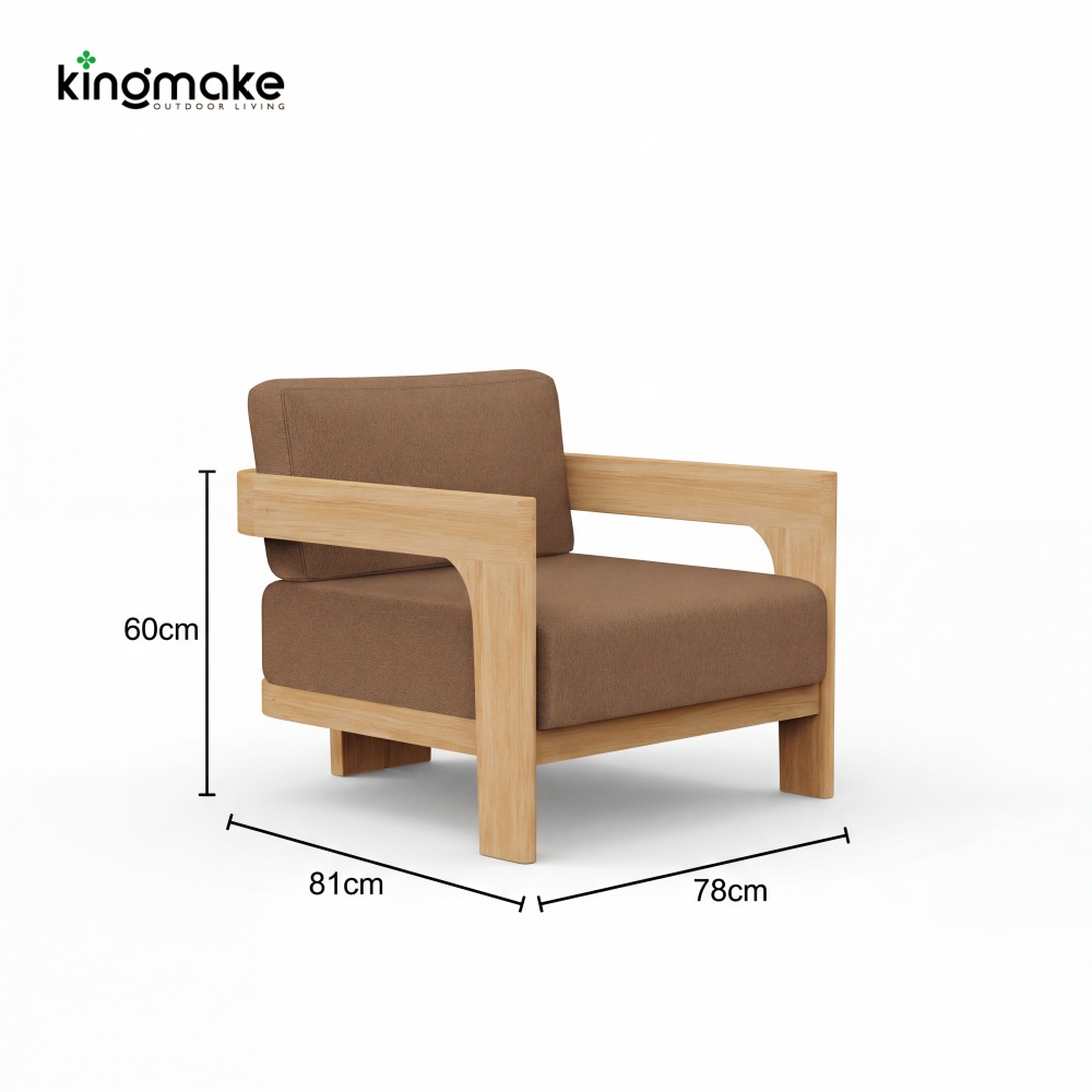 luxury teak malta collection sofa 