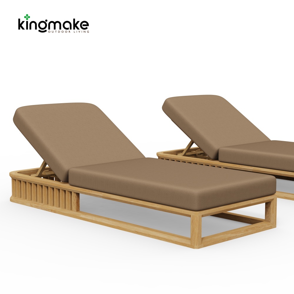 maui colletion high-end teak sun lounger